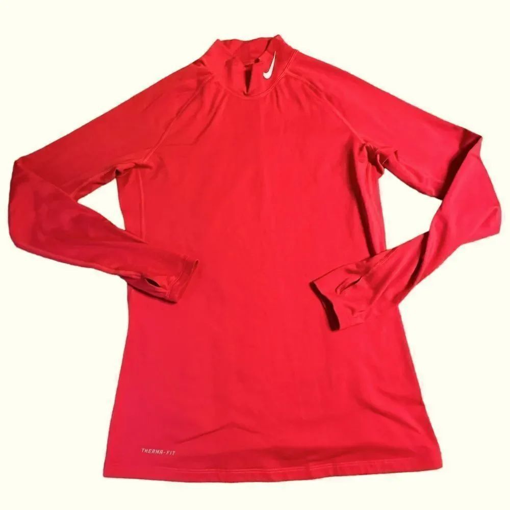 Nike deep pink Therma fit turtle neck